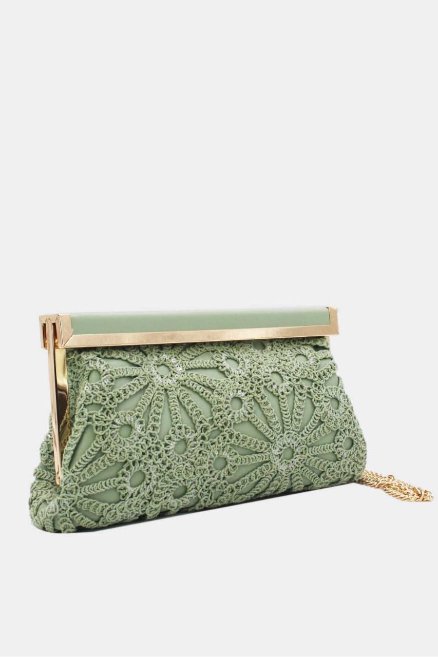Bolso Clutch Verde