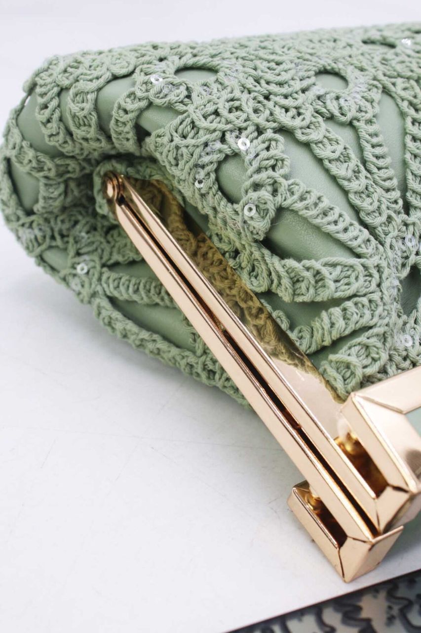 Bolso Clutch Verde
