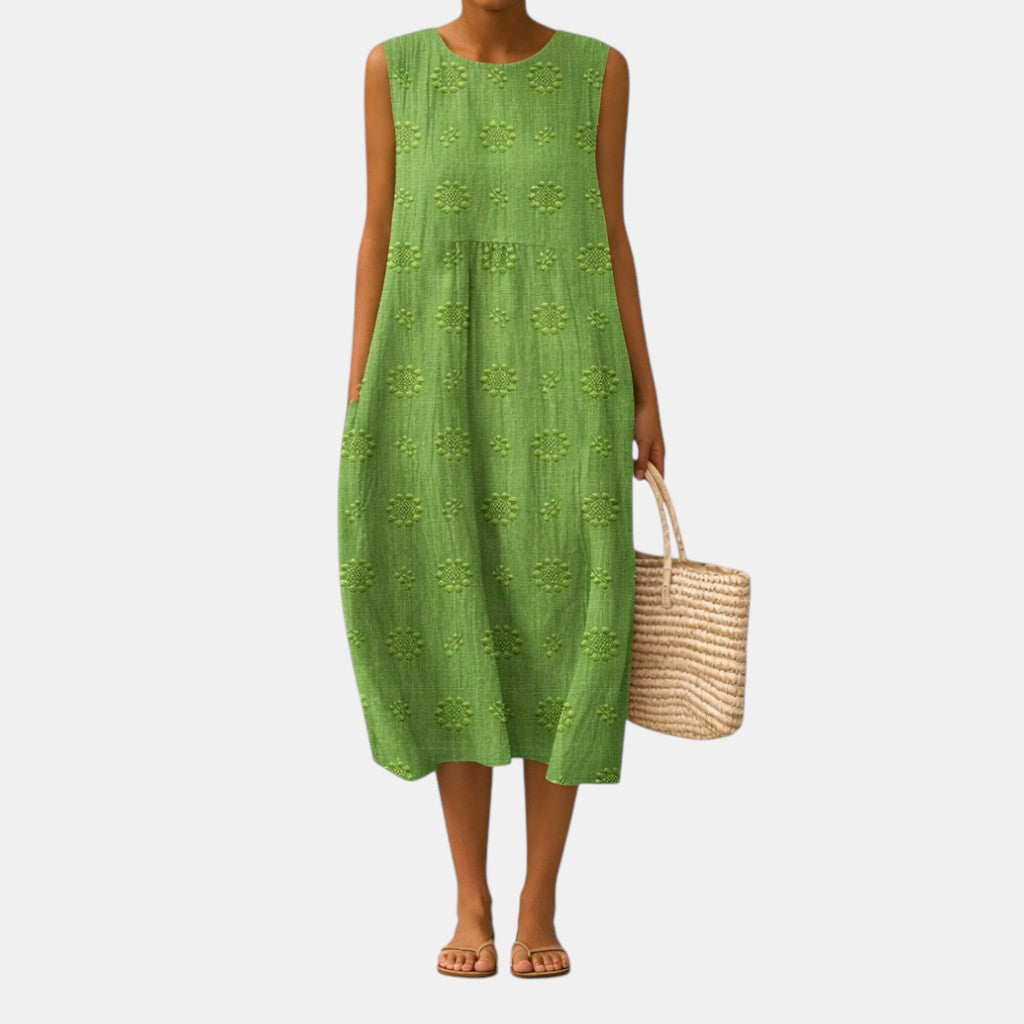 Olivia — Vestido Midi de Diario