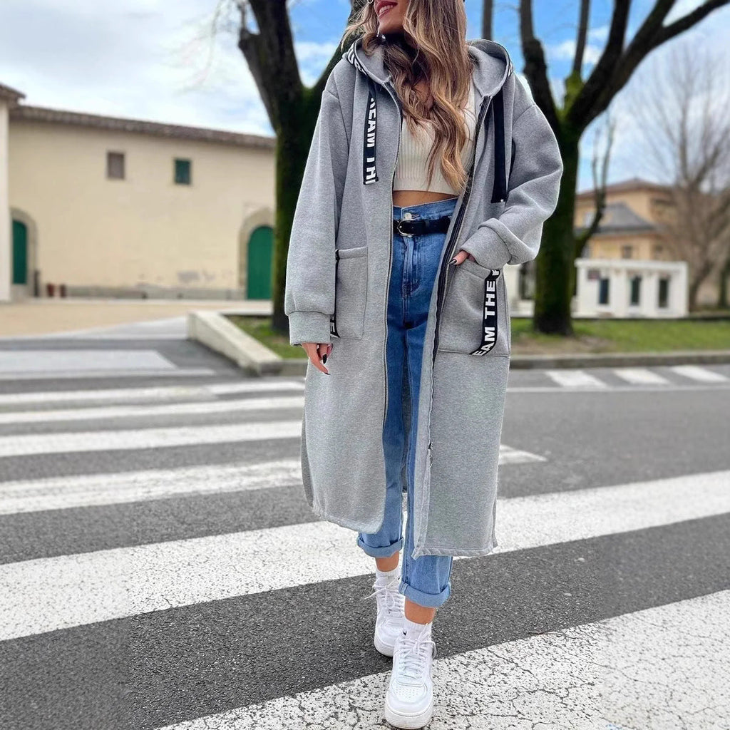 Lola — Abrigo Sudadera con Capucha