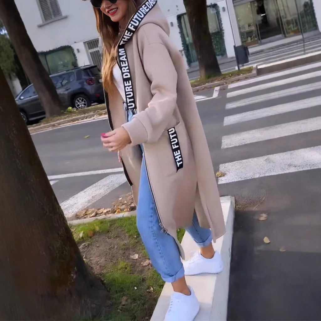 Lola — Abrigo Sudadera con Capucha