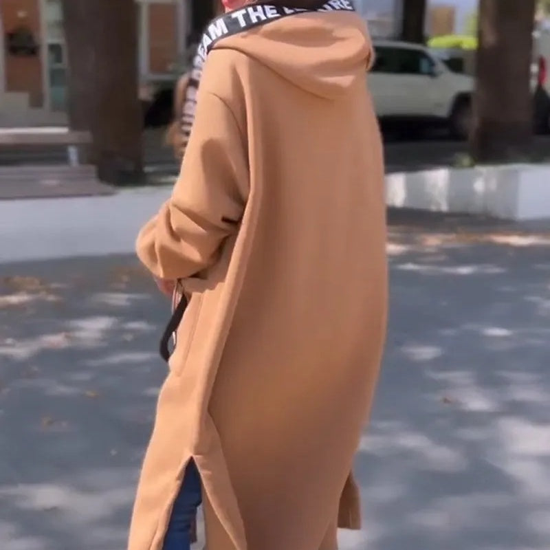 Lola — Abrigo Sudadera con Capucha